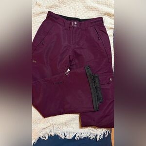 Liquid Women's Dark Purple Snow Pants